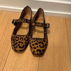 Sam Edelman Michaela Leopard Mary Jane Shoes